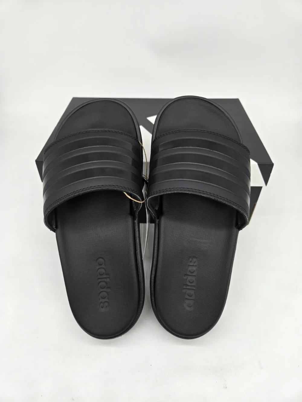 adidas Women's Adilette Platform Slide 'Triple Black' HQ6179 Shoes Size 7 New - Picture 5 of 8